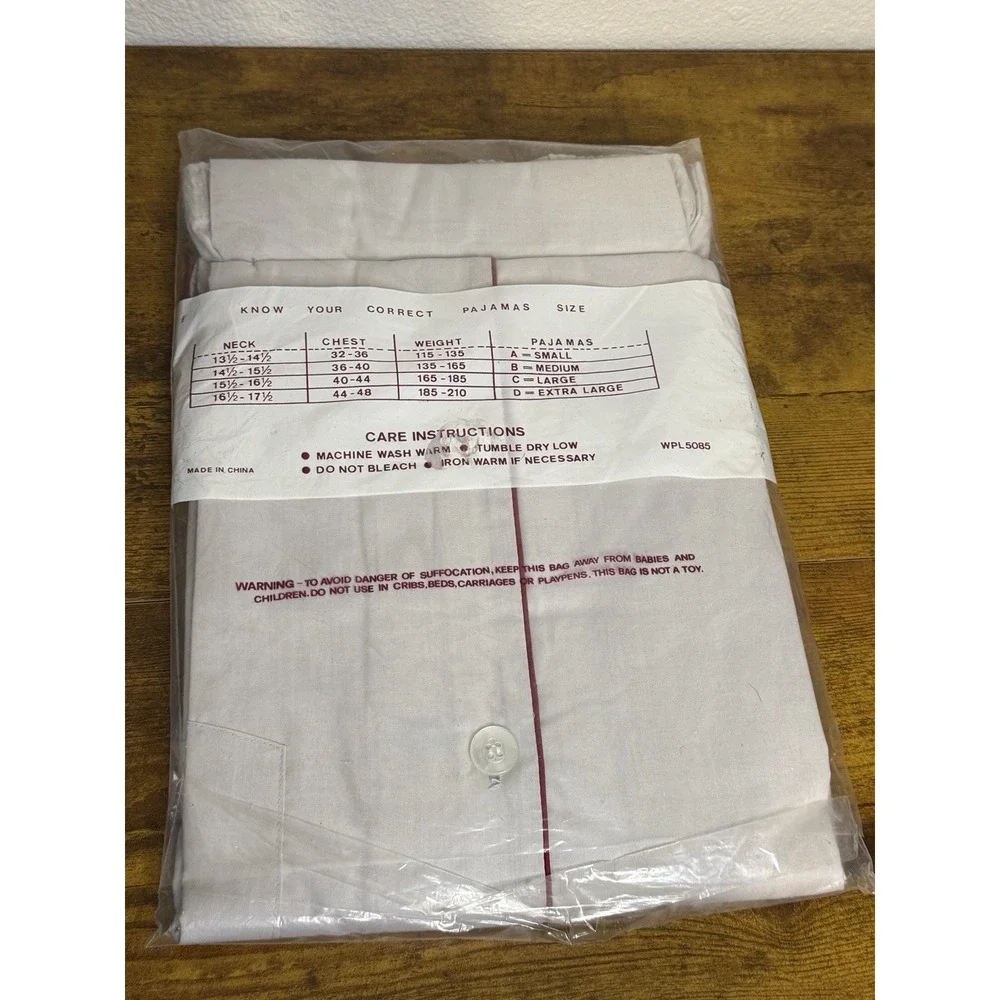 Vintage Hampton‎ NOS NEW OLD STOCK Men's Pajamas XL Extra Large NEW